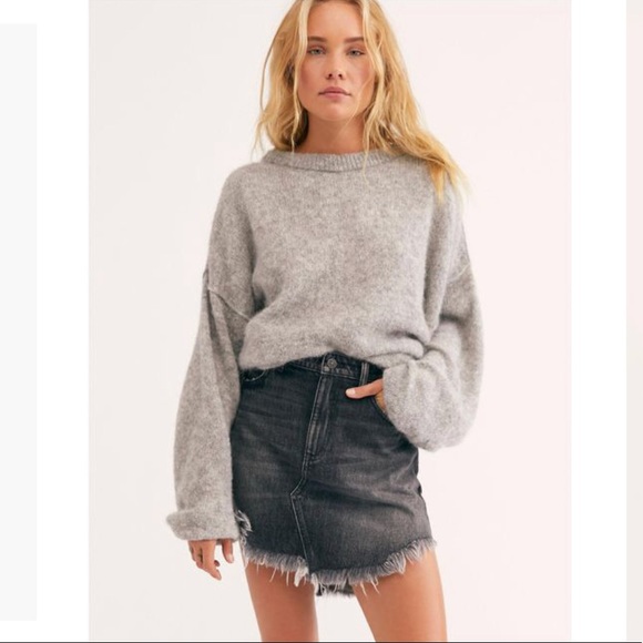 Free People Dresses & Skirts - Free People Bailey Denim Mini Skirt in Maverick